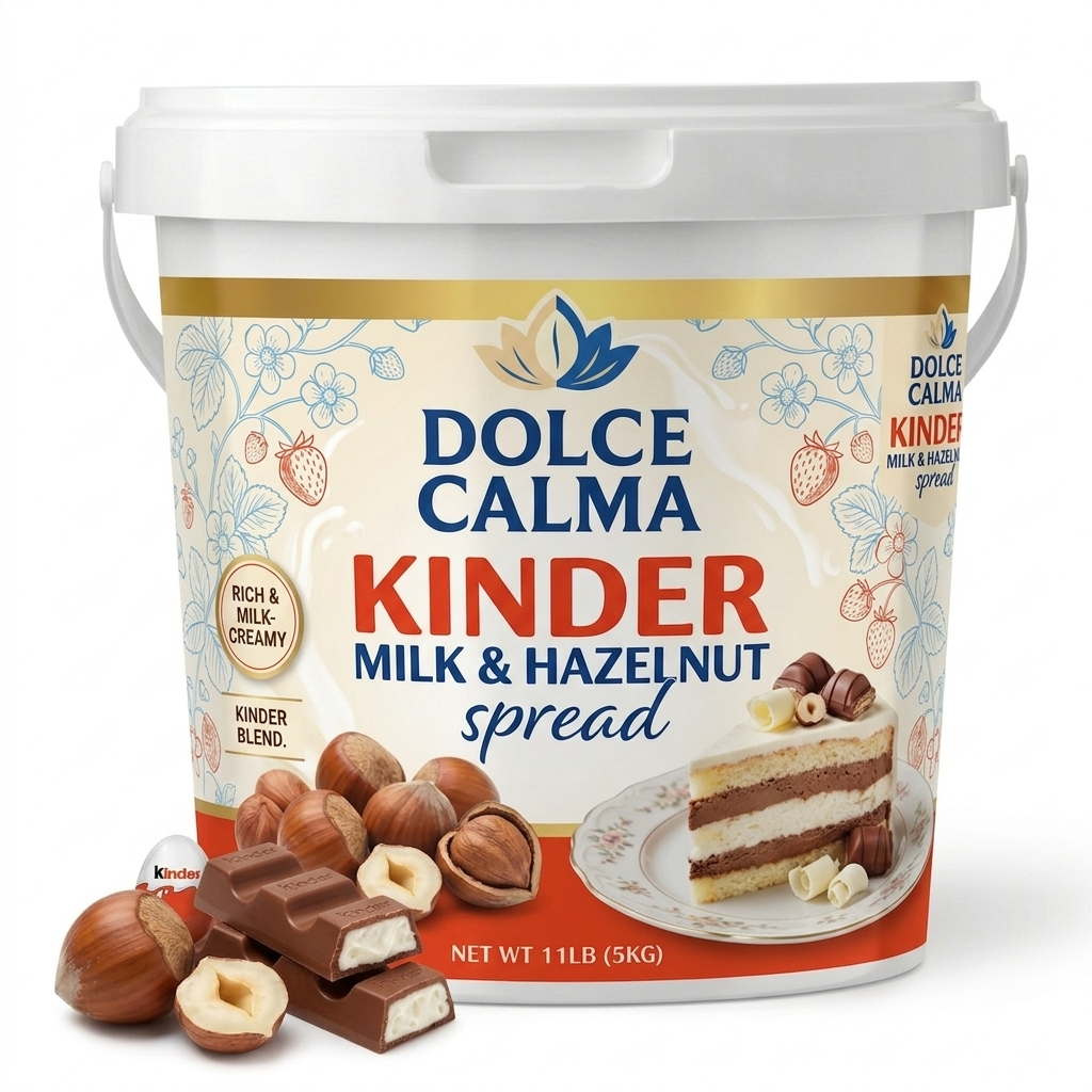 Dolce Calma Chocolate Nutella Cream 11lb – Bulk Dessert Spread for Cakes, Waffles, Crepes, Pastries & Chocolate Bars