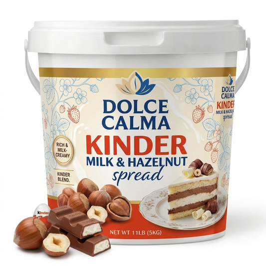 Dolce Calma Chocolate Nutella Cream 11lb – Bulk Dessert Spread for Cakes, Waffles, Crepes, Pastries & Chocolate Bars